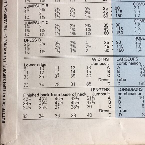 Vintage Butterick Classics 1987 Sewing Pattern 4900 Girl's Jumpsuit/Dress 7-8-10 - Picture 12 of 13